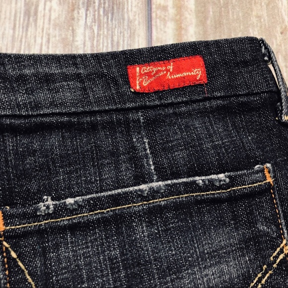 Black Denim Skirt Size 28 Style 300-002 - Picture 6 of 8